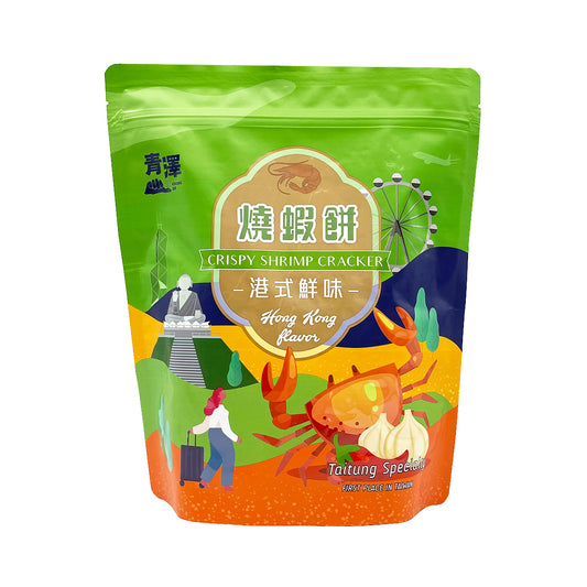 台東青澤  CHING TSE  燒蝦餅-港式鮮味口味 100g