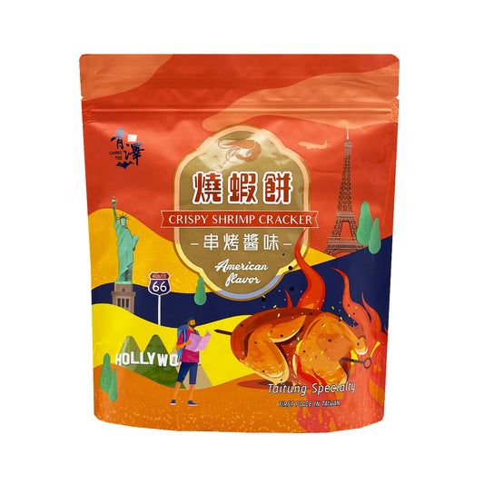 台東青澤  CHING TSE  燒蝦餅-串烤醬味口味 100g