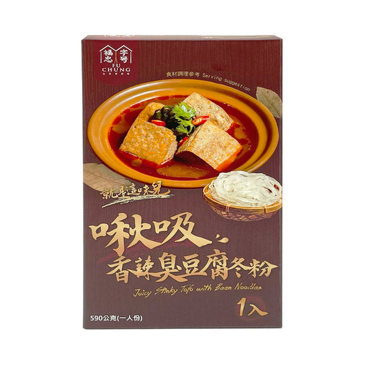 福忠字號  FU CHUNG 啾吸香辣臭豆腐冬粉 590g 1入