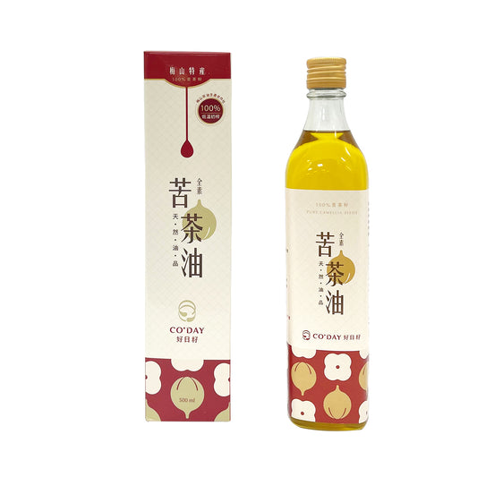 梅山茶油  MEI-SHAN TEA-SEEDS OIL 苦茶油 500ml