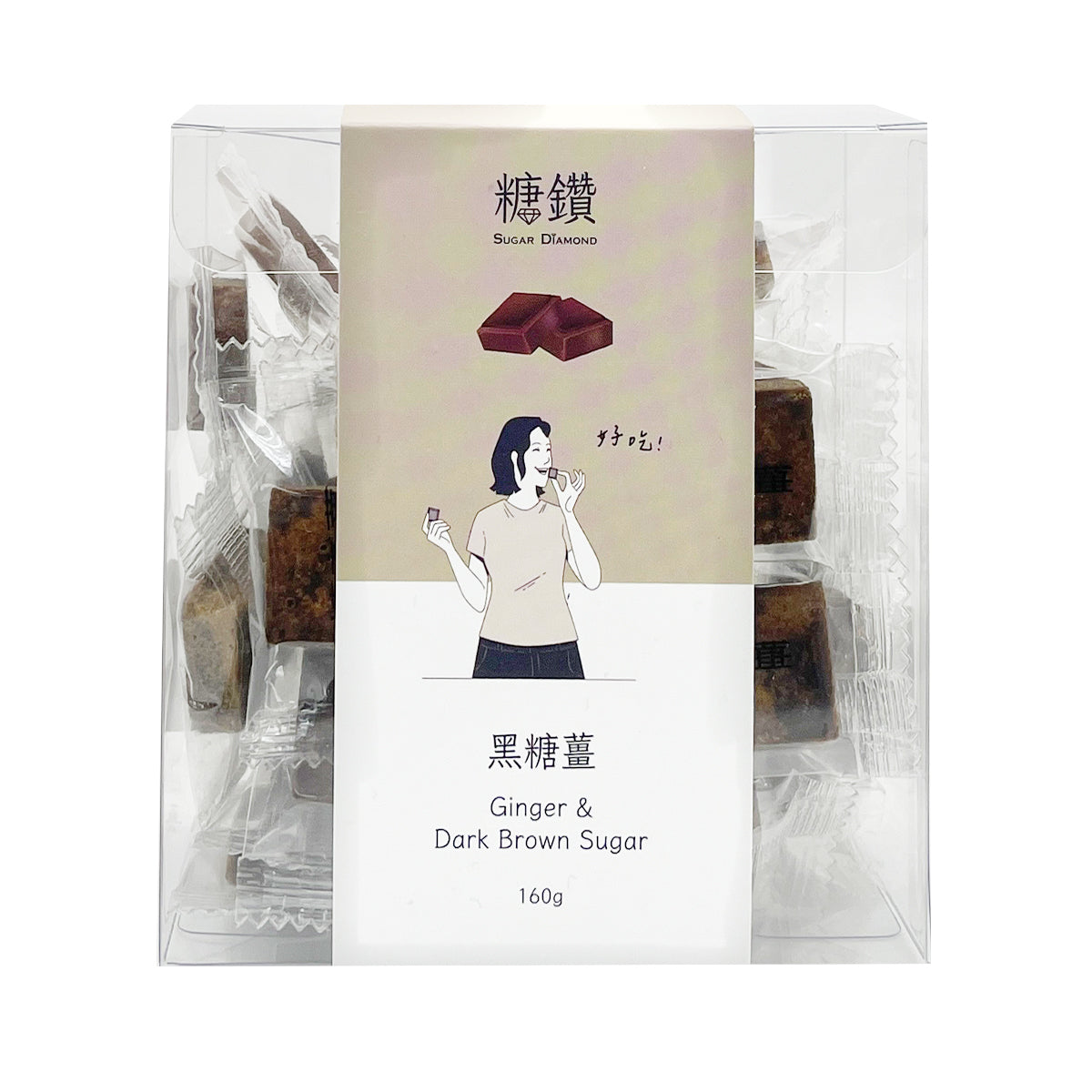 糖鑽 SUGAR DIAMOND   黑糖薑 160g